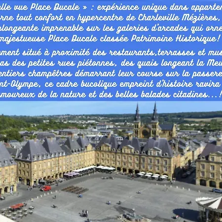 Charleville-Mezieres: Belle Vue Place Ducale Exterior photo